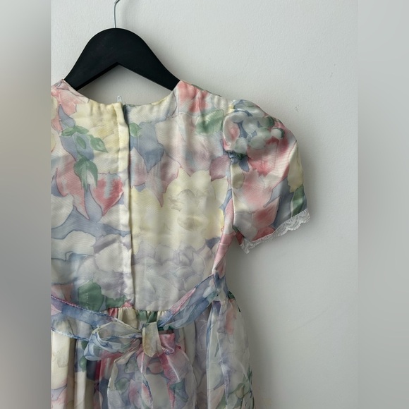Vtg Jessica's Gunnies Gunne Sax Girls Dress Floral Party dress - Picture 9 of 11